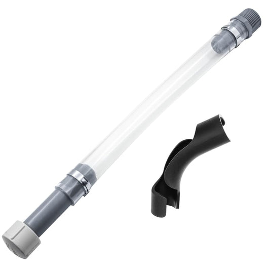 Glowentix 1 PCS Racing Fuel Jug Hoses with 1 PCS Hose Bender, Clear Racing Fuel Filler Hose for Fuel Filler Hoses Container Fuel